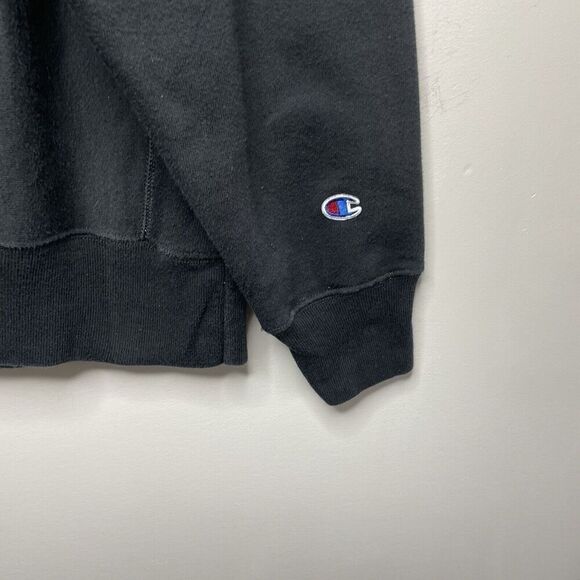 CHAMPION Reverse Weave Sweatshirt Men Large Black Day of the Dead Skull Logo - Picture 3 of 9